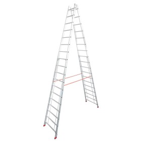 Stabilo Sprossen-Doppelleiter 2x18 Sprossen