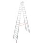 Stabilo Sprossen-Doppelleiter 2x18 Sprossen