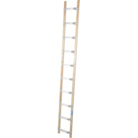 DachLeiter mit 10 Sprossen aus Alu und Holz