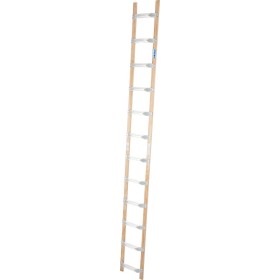 DachLeiter mit 12 Sprossen aus Alu und Holz