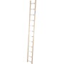 DachLeiter mit 12 Sprossen aus Alu und Holz