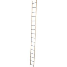 DachLeiter mit 16 Sprossen aus Alu und Holz