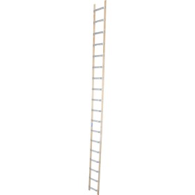 DachLeiter mit 18 Sprossen aus Alu und Holz