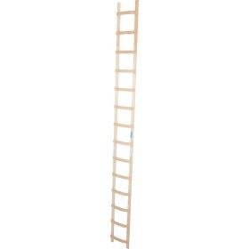 DachLeiter mit 14 Sprossen aus Holz
