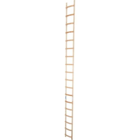 DachLeiter mit 18 Sprossen aus Holz