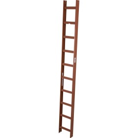 Kaminkehrerleiter (Rot), 10 Sprossen