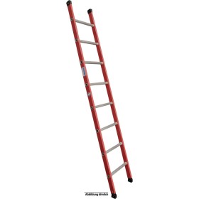 Kunststoff-AnlegeLeiter, 14 Sprossen
