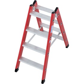 Kunststoff Stufen-DoppelLeiter, 2x4 Stufen
