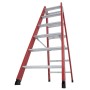 Kunststoff Stufen-DoppelLeiter, 2x6 Stufen