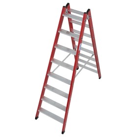 Kunststoff Stufen-DoppelLeiter, 2x8 Stufen