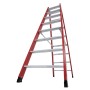 Kunststoff Stufen-DoppelLeiter, 2x8 Stufen
