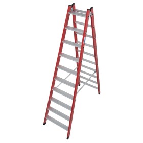 Kunststoff Stufen-DoppelLeiter, 2x10 Stufen