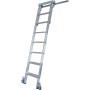 Stufen-RegalLeiter für T-Schienenanlage, 7 Stufen