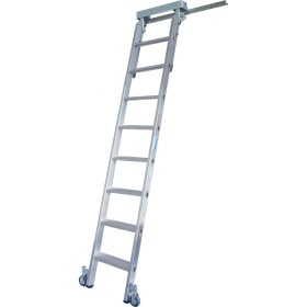 Échelle-échelle pour système de rails en T, 8 marches