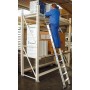Stufen-RegalLeiter für T-Schienenanlage, 8 Stufen