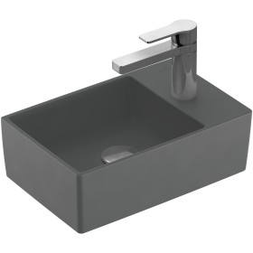 Villeroy & Boch Memento 2.0 Lavabo da appoggio 40 cm con 1 foro per rubinetto, senza troppo pieno