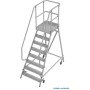STABILO PodestLeiter fahrbar, einseitig begehbar, 8 Stufen inklusive Plattform