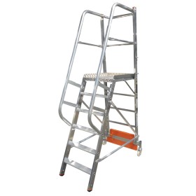 Podestleiter Vario kompakt 6 Stufen