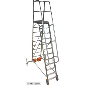 Podestleiter Vario kompakt 8 Stufen
