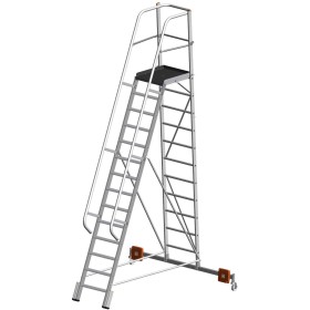 Podestleiter Vario kompakt, 14 Stufen