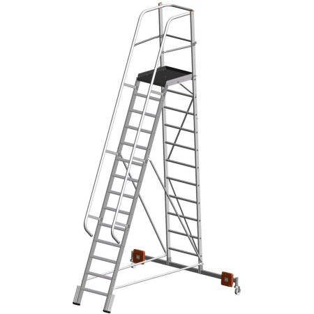 Podestleiter Vario kompakt, 14 Stufen