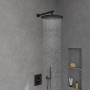 Villeroy & Boch Universal Taps & Fittings Unterputz-Thermostat-Set inkl. Regenbrause und Handbrause