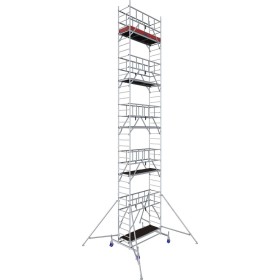 Échafaudage en aluminium ProTec avec hauteur de travail de 9,30 m