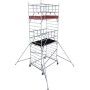 ProTec System XXL Fahrgerüst Breitaufbau Alu Standhöhe 4,30 m