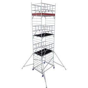 ProTec System XXL Fahrgerüst Breitaufbau Alu Standhöhe 6,30 m