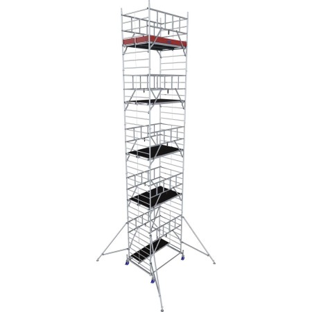 ProTec System XXL Fahrgerüst Breitaufbau Alu Standhöhe 9,30 m