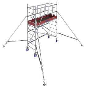 Échafaudage pliant en aluminium ProTec XS 1000, hauteur de travail 1,70 m