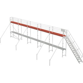 Échafaudage anti-glace de 15,00 m de longueur