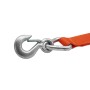 Zurrgurt 10'000kg 2-teilig 75mm – 10 m mit Langarm-Druckratsche und Sicherungszurrhaken – 2500daN Orange
