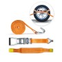 Radsicherungsgurt 3-teilig 50 mm – 3.25 m – Fahrzeuge bis 4500kg – LC 2000 daN