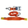 Radsicherungsgurt 3-teilig 35 mm – 3 m – Fahrzeuge bis 4000kg – LC 2000 daN