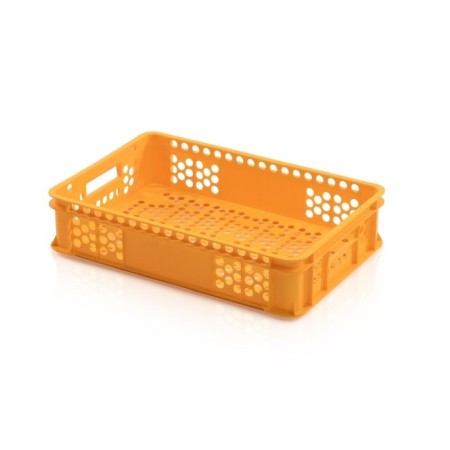 Bäcker-Kasten Gelb, Stapelbar