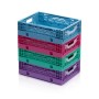 Faltbare Behälter Farbig perforiert 40 x 30 x 12 cm