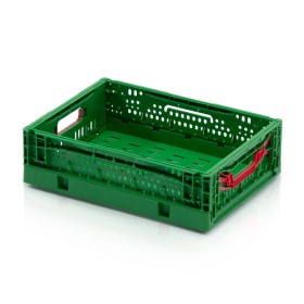 Faltbarer Behälter perforiert Grün