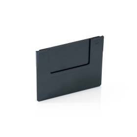 Cloison intérieure noire pour boîte de rangement bleue