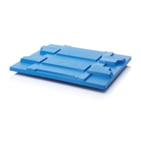 Kunststoff-Palettendeckel 120 x 100 cm blau