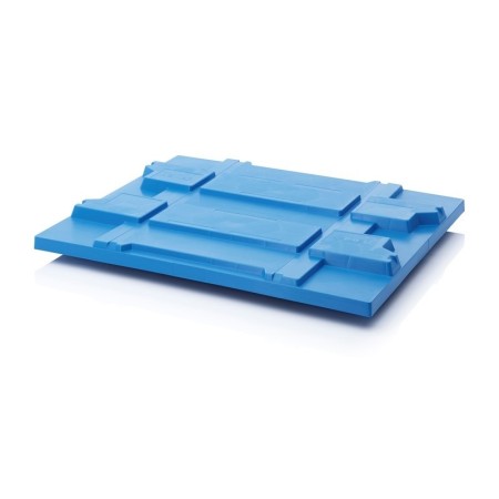 Kunststoff-Palettendeckel 120 x 100 cm blau