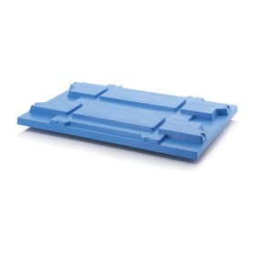 Kunststoff-Palettendeckel 120 x 80 cm blau