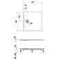 LAUFEN PRO Marbond Duschwanne 80 x 80 x 2,9 cm