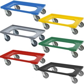 Transportroller 4 Lenkrollen 60 x 40 cm