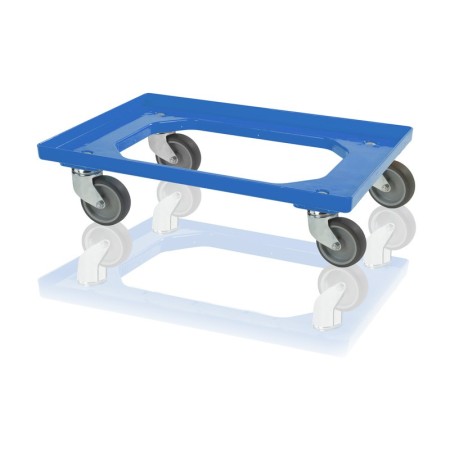 Transportroller 4 Lenkrollen 60 x 40 cm