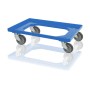 Transportroller 4 Lenkrollen 60 x 40 cm