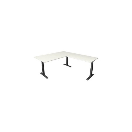 Sitz-Steh Eck-Schreibtisch Move 4, elektrisch höhenverstellbar, 64-129cm (H), 200x220cm