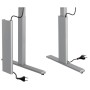Sitz-Steh Eck-Schreibtisch Move 3, elektrisch höhenverstellbar, 72-120cm (H), 200x100cm
