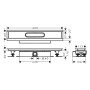 hansgrohe uBox universal Komplettset 60 cm, flache Installation für Duschrinnen Fertigsets