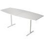 Konferenztisch Move 3 10306010, elektrisch höhenverstellbar 72-120cm (H), 250x100cm (BxT), 6 Personen, Tonnenform